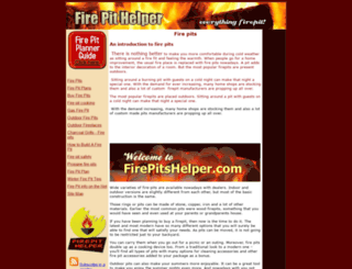 firepitshelper.com screenshot