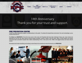 firepreventioncentre.org screenshot