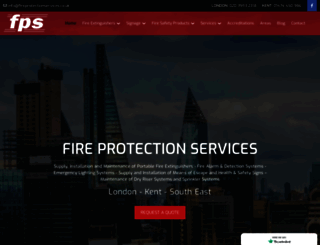fireprotectionservices.co.uk screenshot