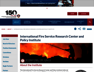 fireresearchpolicy.org screenshot