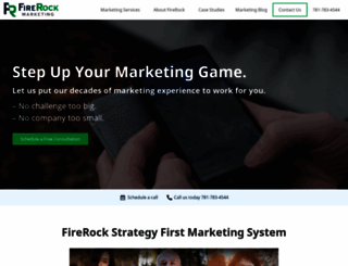 firerockmarketing.com screenshot