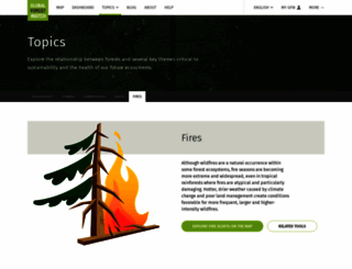fires.globalforestwatch.org screenshot