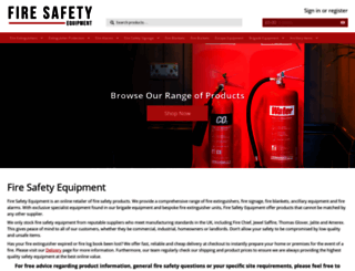 firesafetyequipment.co.uk screenshot