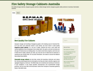 firesafetystoragecabinets.wordpress.com screenshot