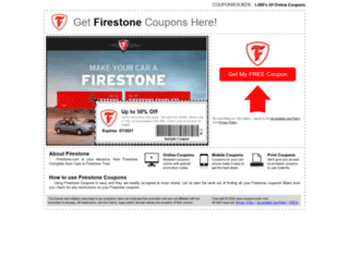 firestone.couponrocker.com screenshot