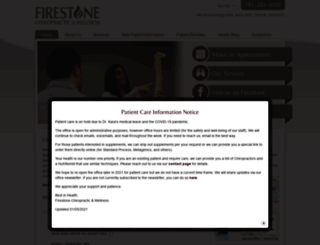 firestonechiroandwellness.com screenshot