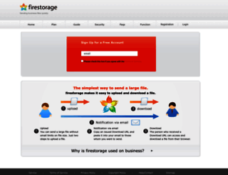 firestorage.com screenshot