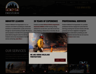 firestormfire.com screenshot