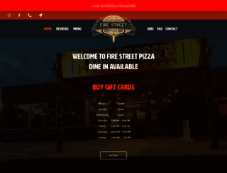 firestreetpizza.com screenshot