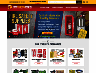 firesupplydepot.com screenshot
