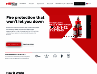firetrace.com screenshot
