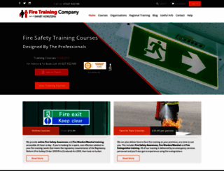 firetrainingcompany.co.uk screenshot