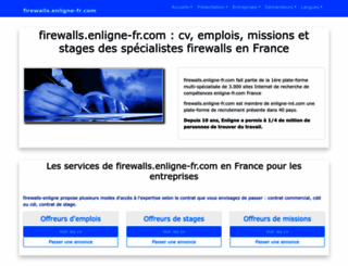 firewalls.enligne-fr.com screenshot