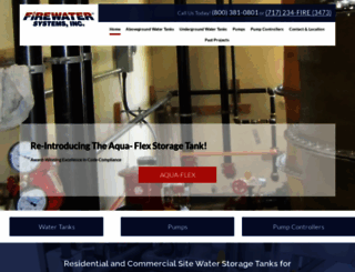 firewatersystemsinc.com screenshot