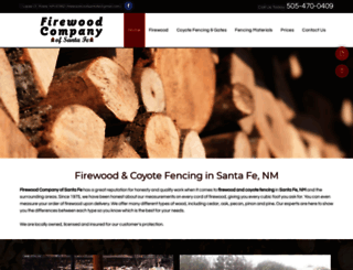 firewoodcompanyofsantafe.com screenshot
