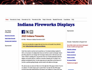 fireworksinindiana.com screenshot