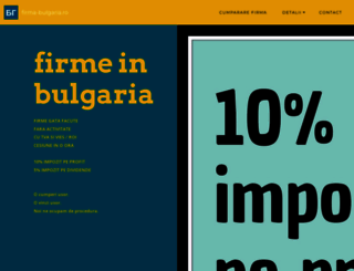 firma-bulgaria.ro screenshot