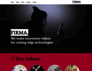 firmaproductions.com screenshot