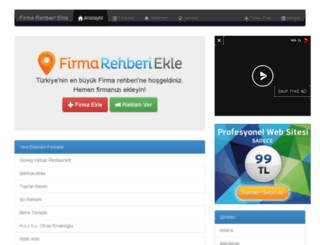 firmarehberiekle.com screenshot