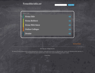 firmarehberiekle.net screenshot