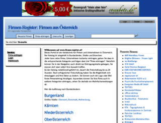 firmen-register.at screenshot