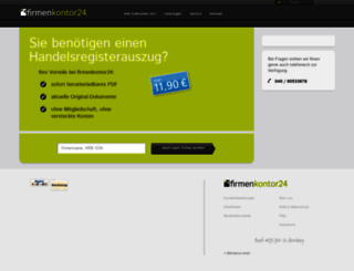 firmenkontor24.com screenshot