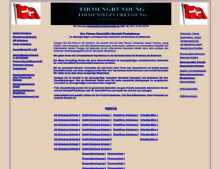 firmensitzschweiz.de screenshot