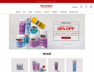 first-aid-beauty-staging.mybigcommerce.com screenshot