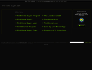 first-home-buyers.com screenshot