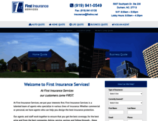 first-insurance.net screenshot