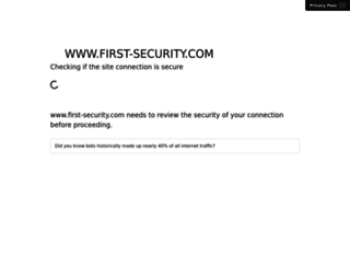 first-security.com screenshot