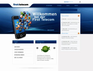 first-telecom.de screenshot