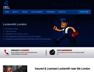 first4locksmiths.co.uk screenshot
