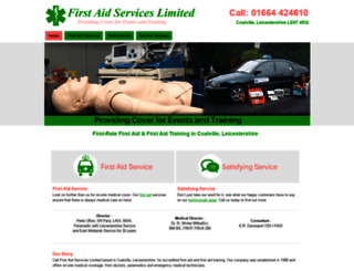 firstaid-services.co.uk screenshot