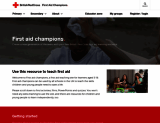 firstaidchampions.redcross.org.uk screenshot