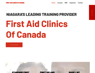 firstaidclinics.ca screenshot