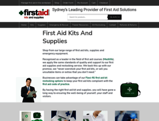 firstaidkitsandsupplies.com.au screenshot