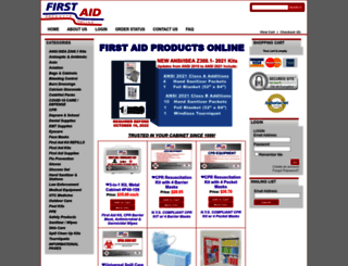 firstaidproductsonline.com screenshot