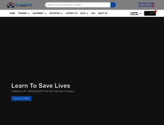 firstaidtrainingbangkok.com screenshot