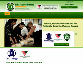 firstaidtrainingmelbournecbd.com.au screenshot