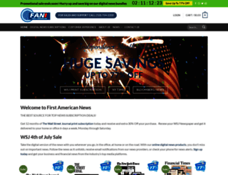 firstamericannews.com screenshot