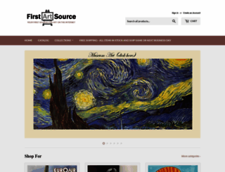 firstartsource.com screenshot