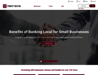 firstbank.bz screenshot
