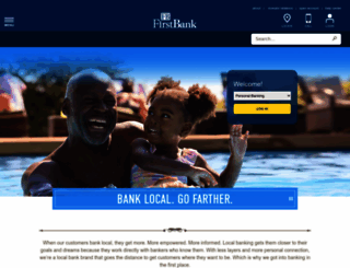 firstbankonline.com screenshot
