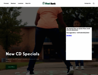 firstbankweb.com screenshot