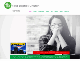 firstbaptistbloomfield.org screenshot