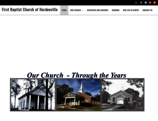 firstbaptisthardeeville.com screenshot