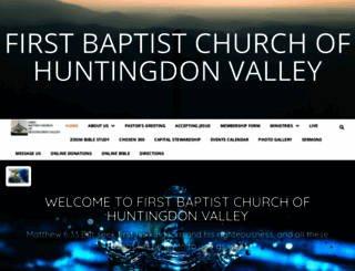 firstbaptisthv.org screenshot