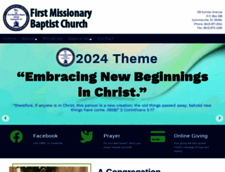 firstbaptistsummerville.org screenshot