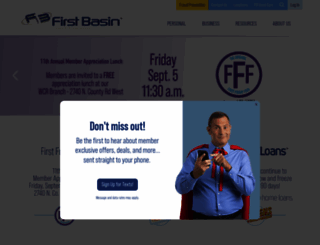 firstbasin.com screenshot